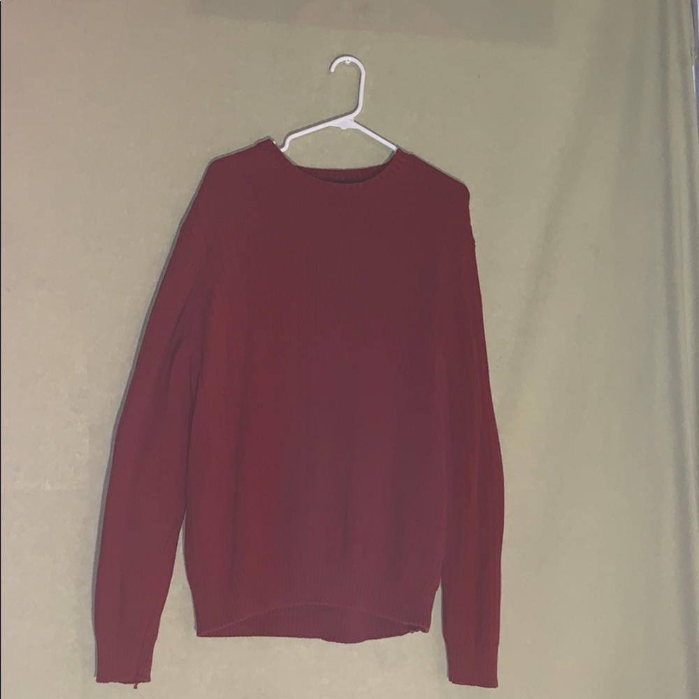 Over-Sized Red Sweater
